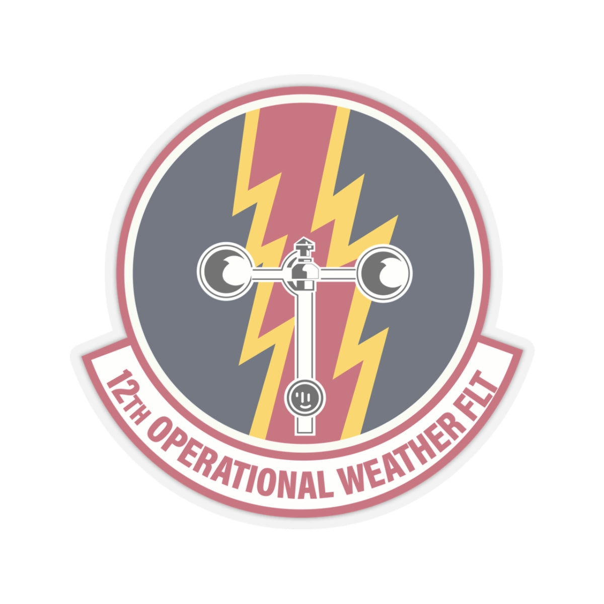 Kiss-Cut Stickers - USAF - 12th Operational Weather Flight wo txt