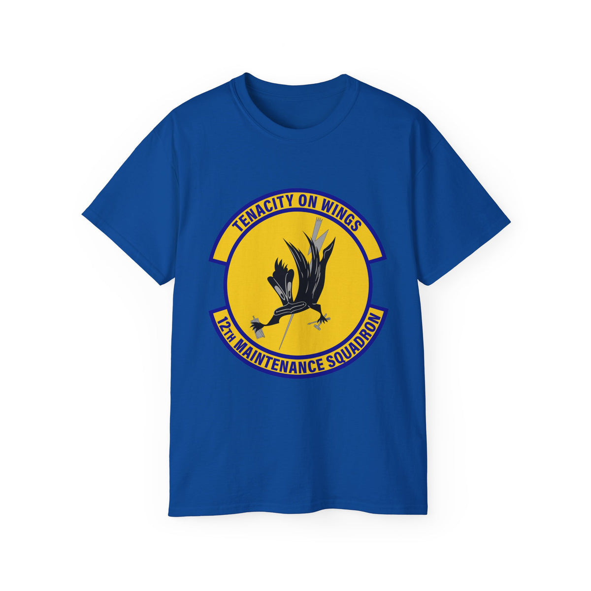 Unisex Ultra Cotton Tee - USAF - 12th Maintenance Sq wo txt