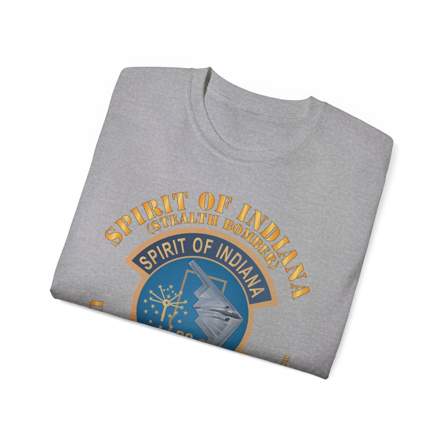 Unisex Ultra Cotton Tee - USAF - B2 - Spirit of Indiana - Stealth Bomber X 300
