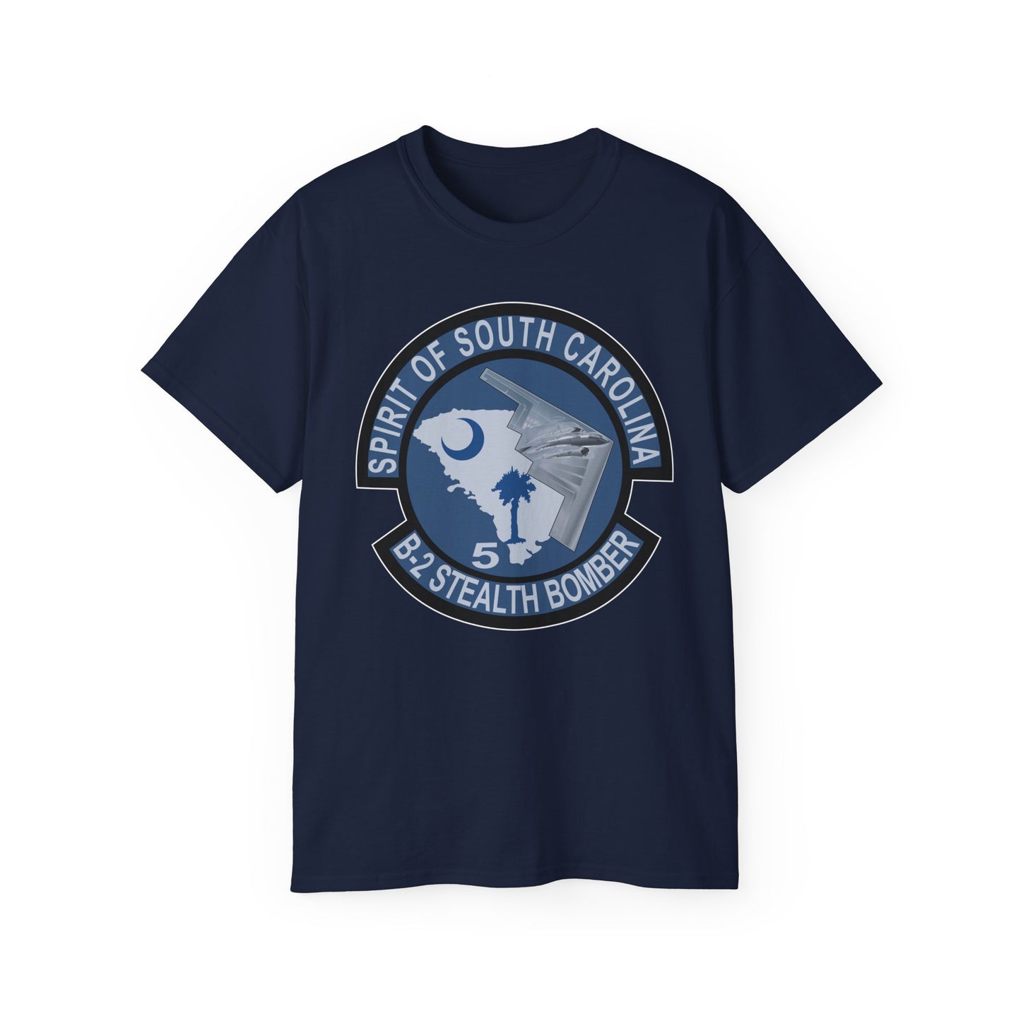 Unisex Ultra Cotton Tee - USAF - B2 - Spirit of South Carolina Stealth Bomber wo Txt X 300