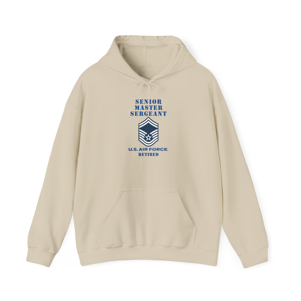 Unisex Heavy Blend Hooded Sweatshirt - USAF - Senior Master Sergeant (E8a) - 2020 - Retired