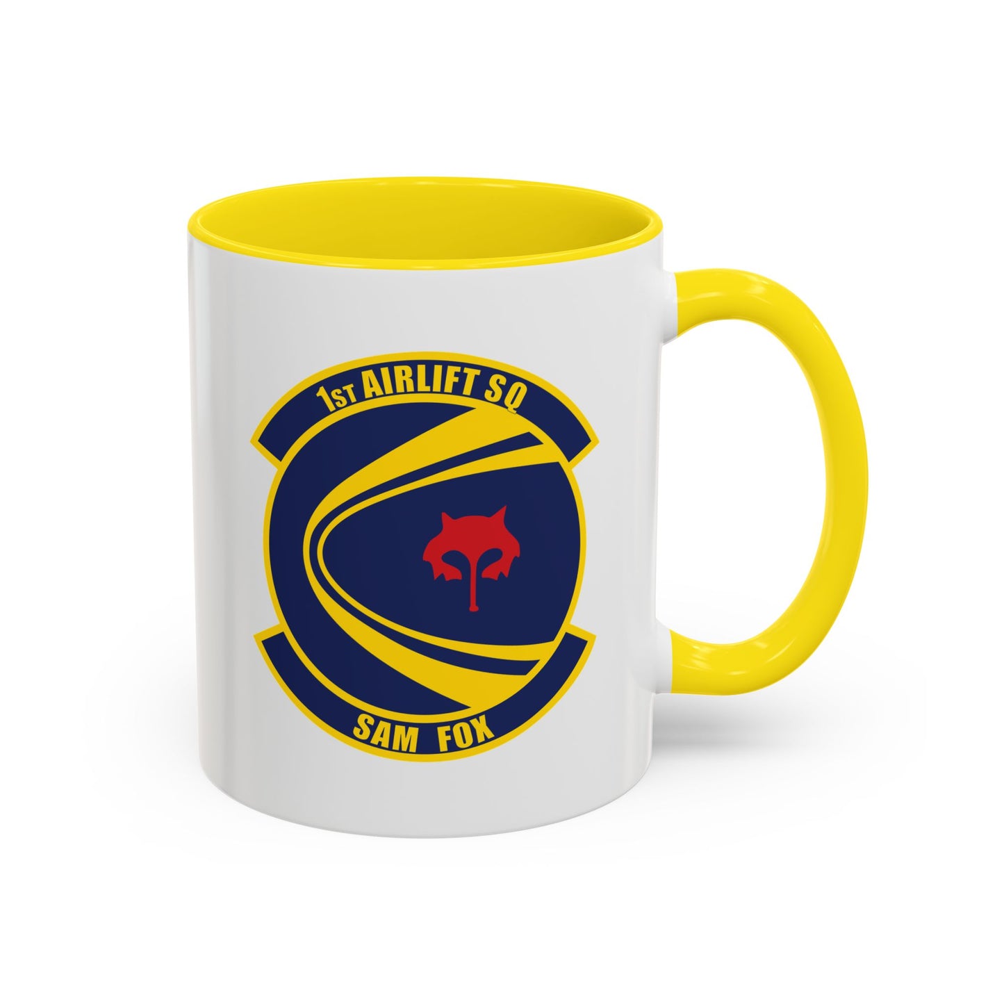 Accent Coffee Mug (11oz & 15oz) - USAF - 1st Airlift Squadron wo txt X 300