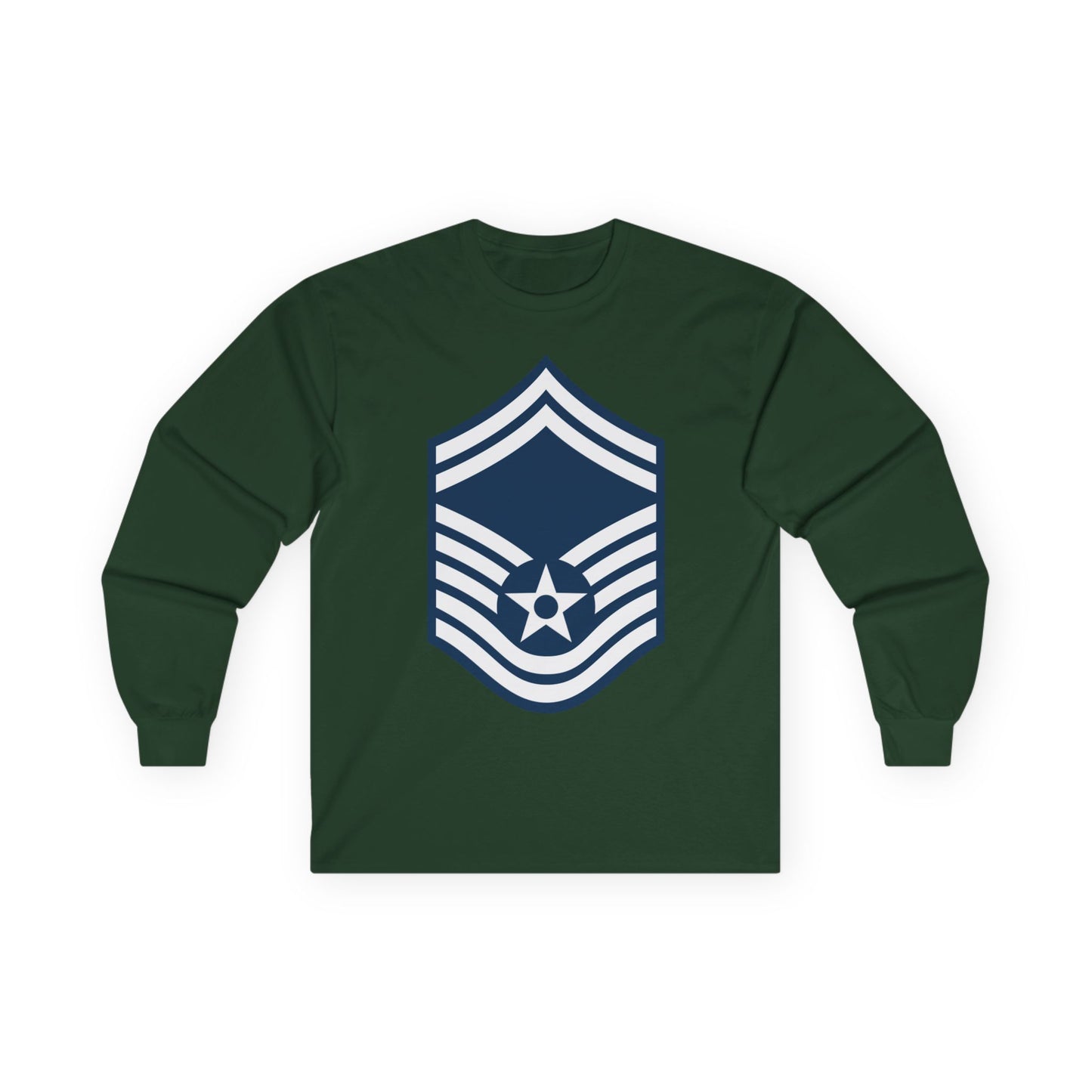 Unisex Ultra Cotton Long Sleeve Tee - USAF - Senior Master Sergeant (E8a) - 2020