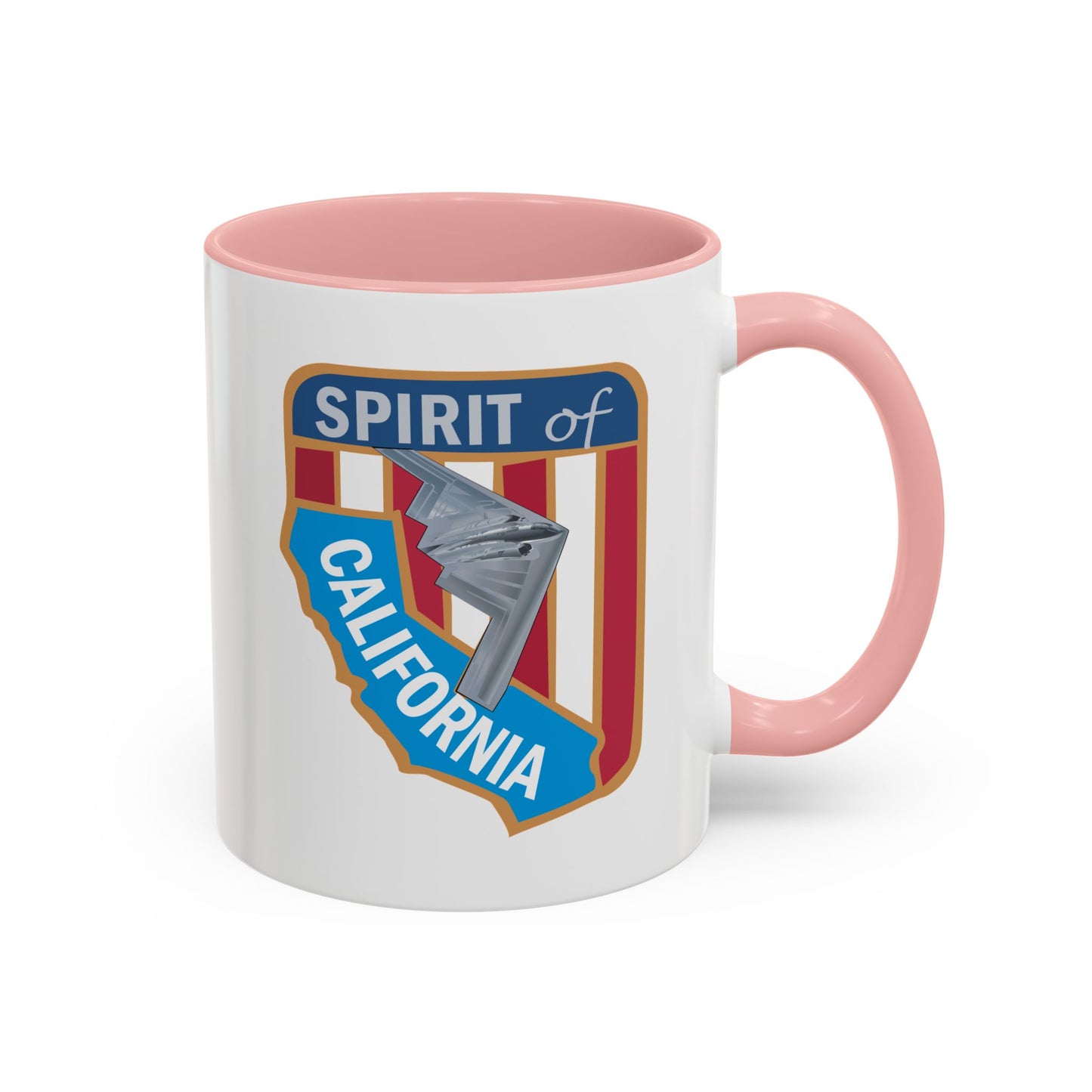 Accent Coffee Mug (11oz & 15oz) - USAF - B2 - Spirit of California - Stealth Bomber wo txt X 300