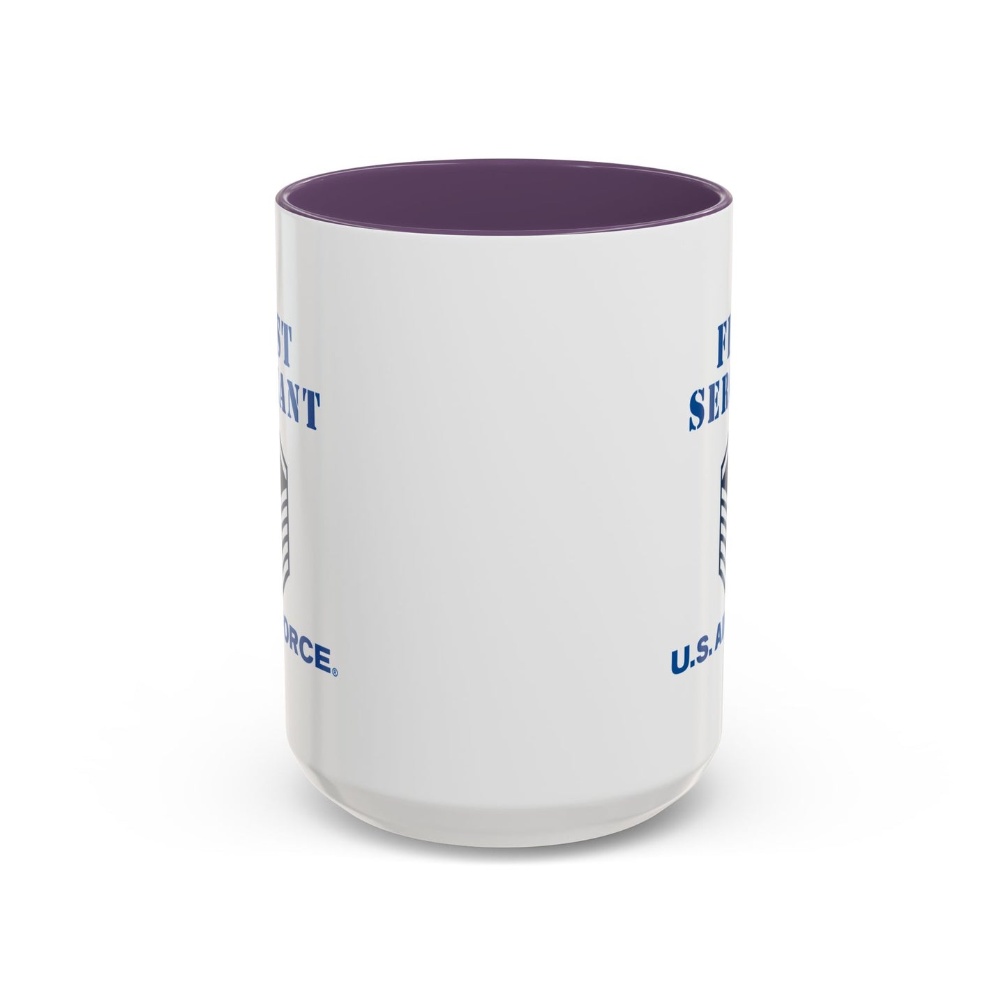 Accent Coffee Mug (11oz & 15oz) - USAF - First Sergeant (E7b) - 2020 - US Air Force w Text X 300