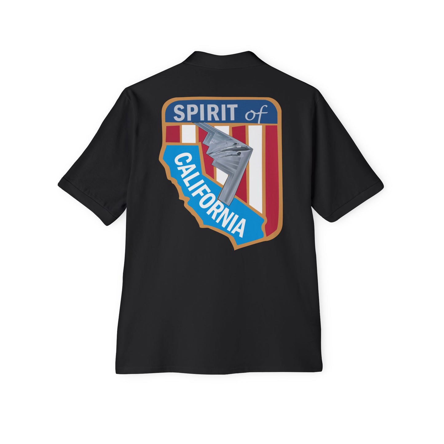 Men's Piqué Polo - USAF - B2 - Spirit of California - Stealth Bomber wo txt X 300