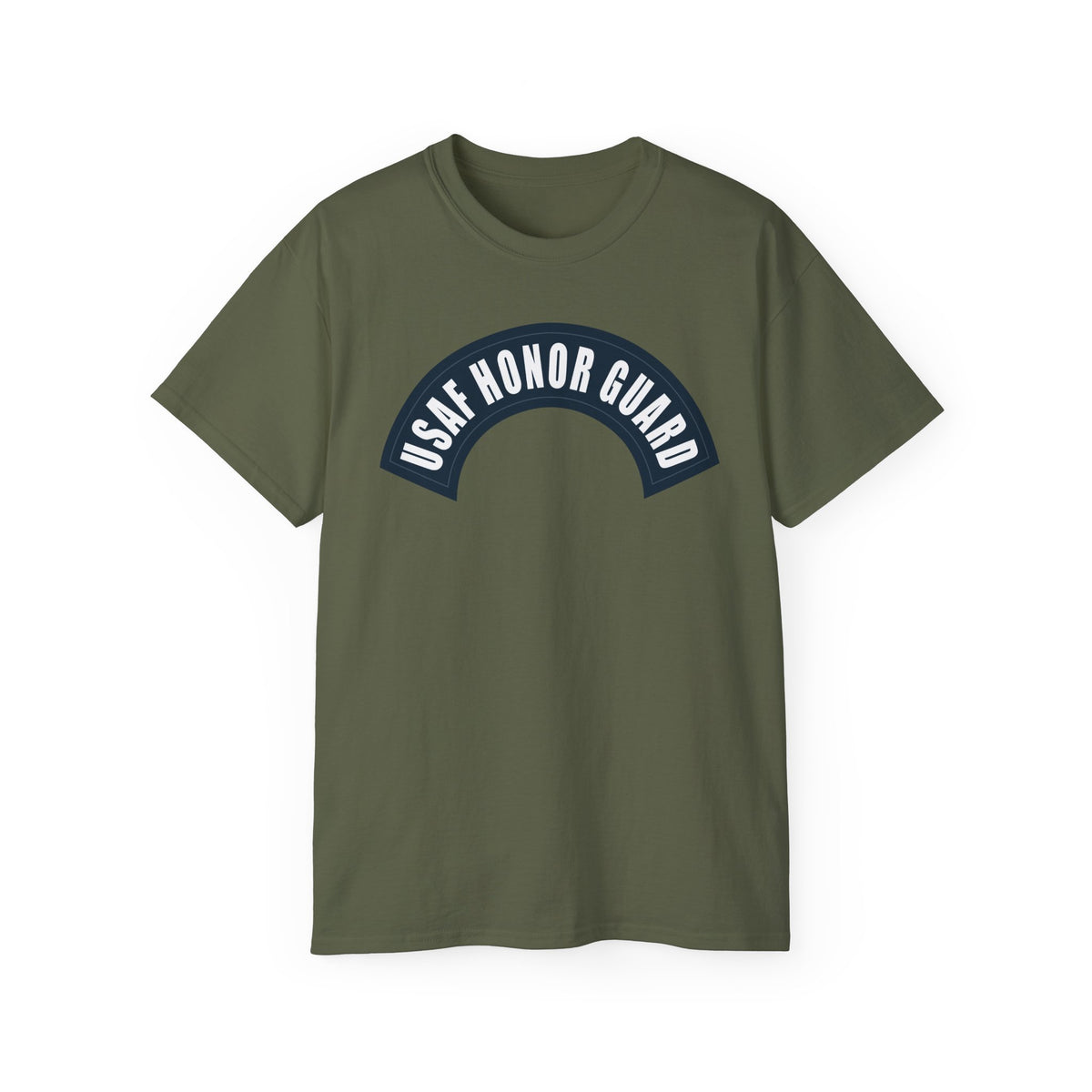 Unisex Ultra Cotton Tee - USAF Honor Guard Tab