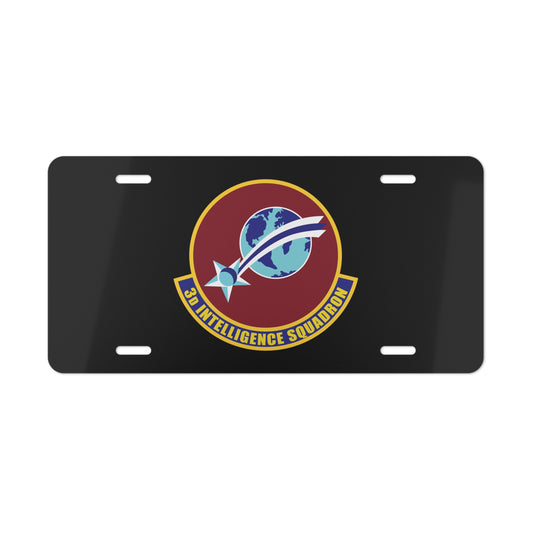 License Plate - USAF - 3rd Intelligence Squadron wo txt