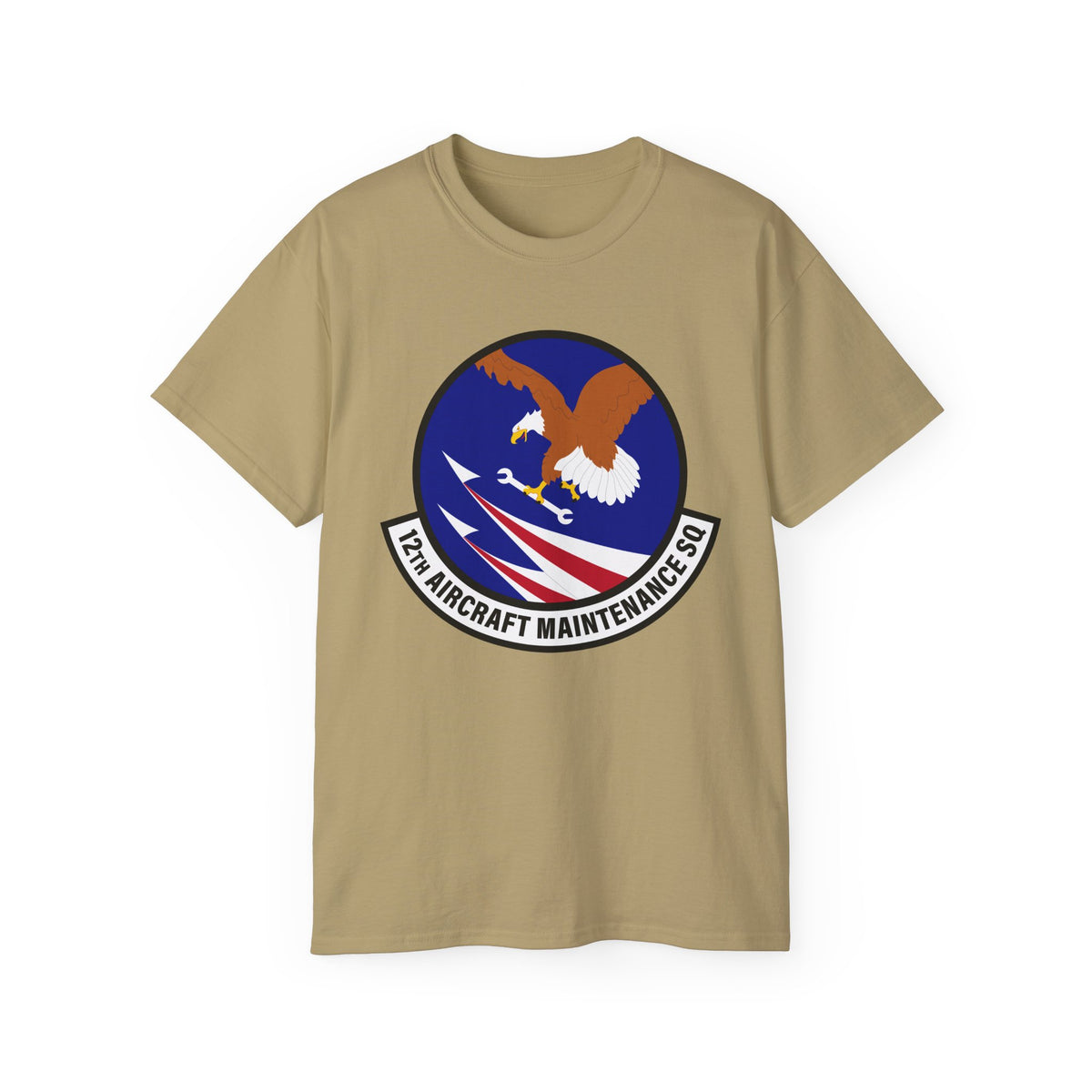 Unisex Ultra Cotton Tee - USAF - 12th Aircraft Maintenance Squadron wo txt