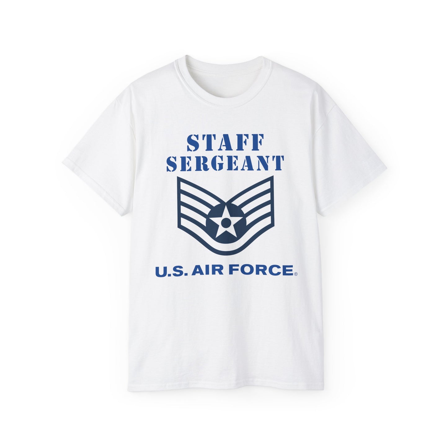Unisex Ultra Cotton Tee - USAF - Staff Sergeant (E5) - 2020 - US Air Force w Text