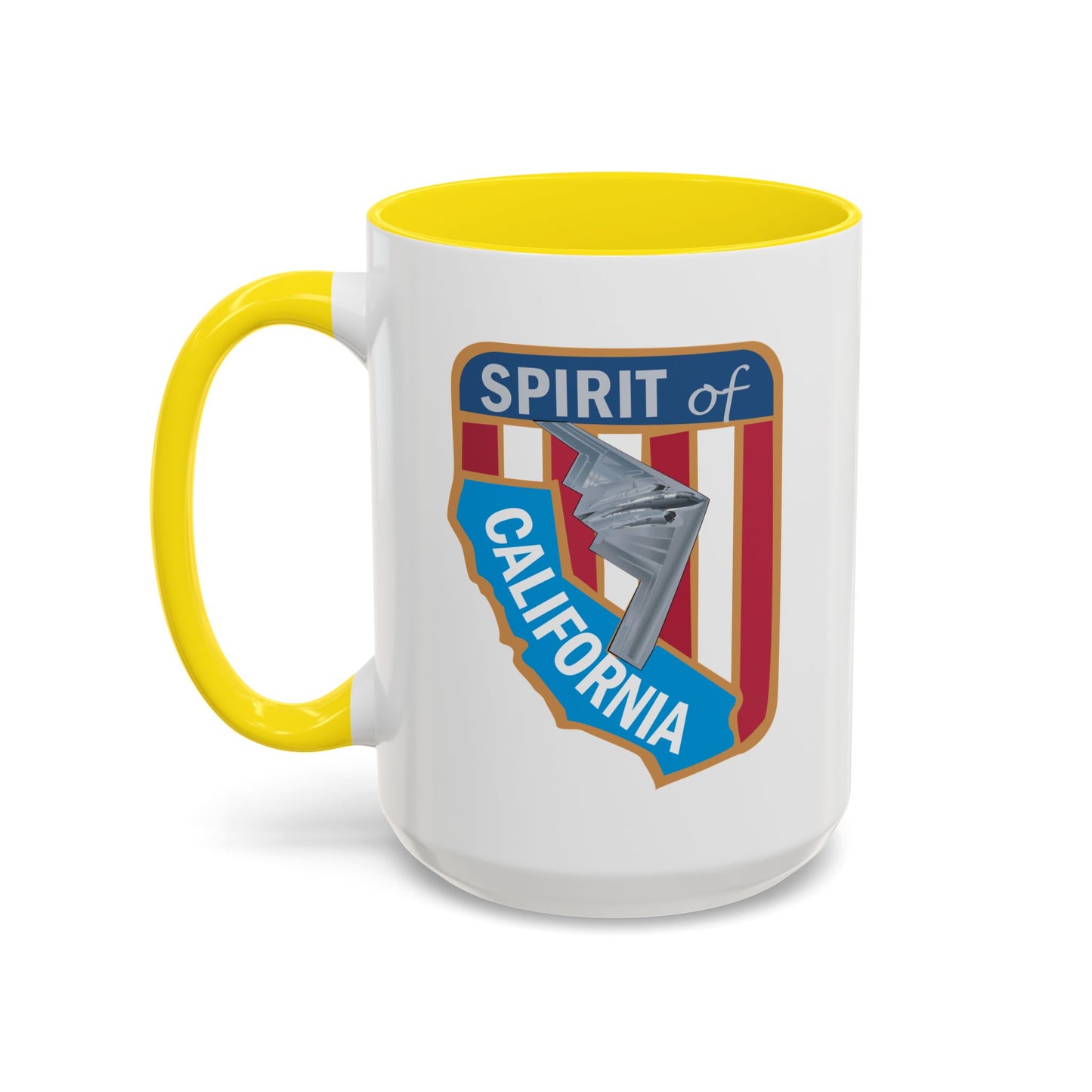 Accent Coffee Mug (11oz & 15oz) - USAF - B2 - Spirit of California - Stealth Bomber wo txt X 300