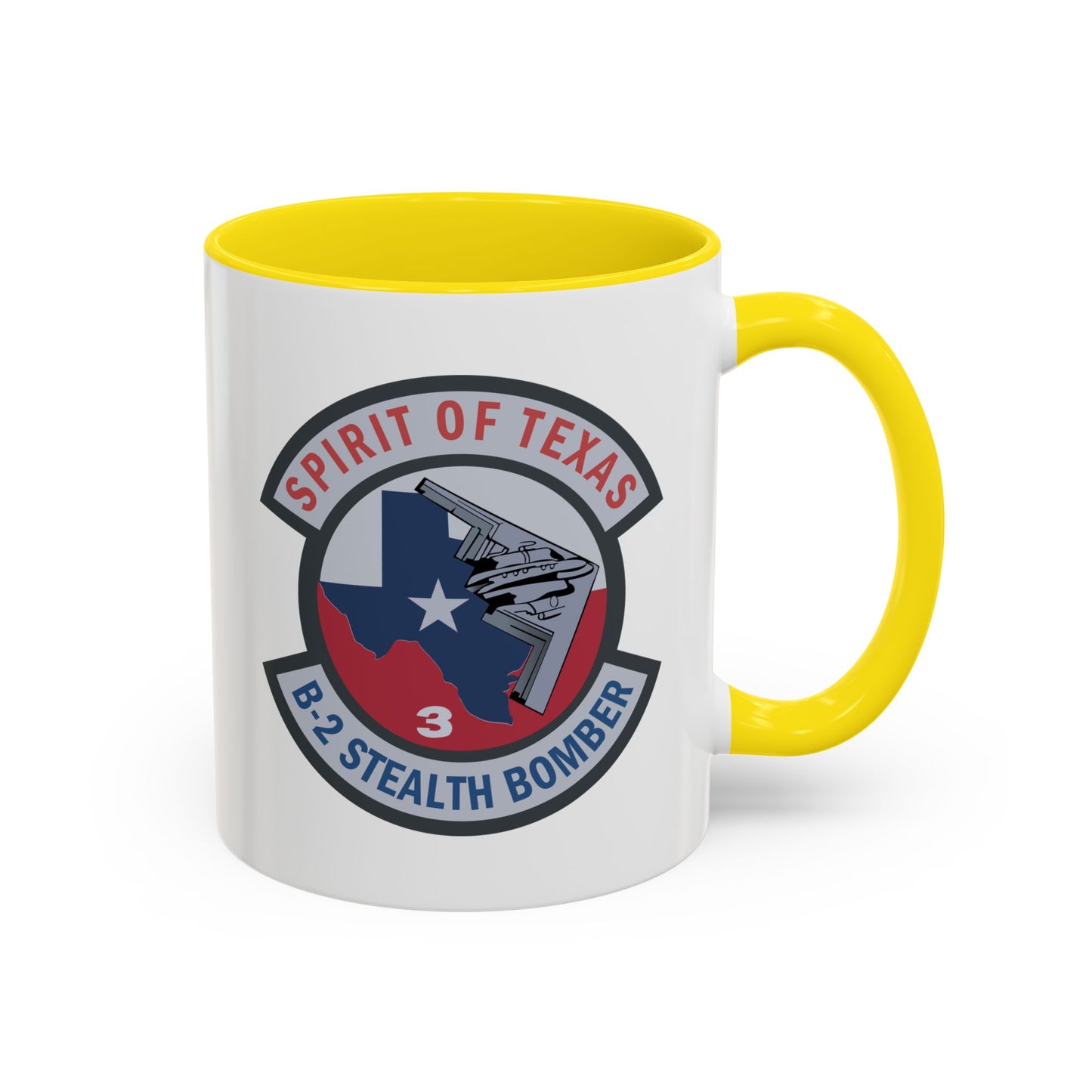 Accent Coffee Mug (11oz & 15oz) - USAF - B2 - Spirit of Texas - Stealth Bomber wo txt X 300