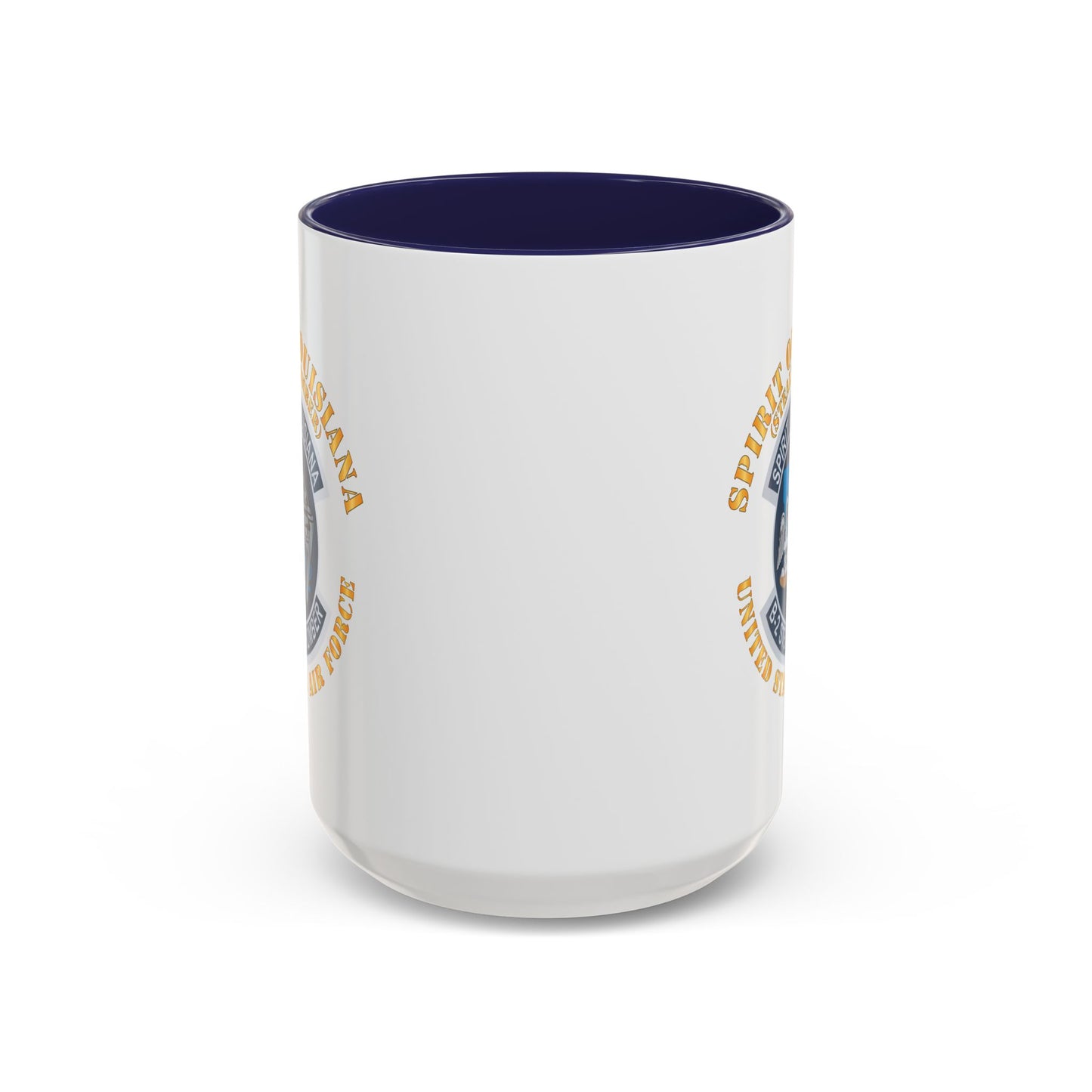 Accent Coffee Mug (11oz & 15oz) - USAF - B2 - Spirit of Louisiana - Stealth Bomber X 300
