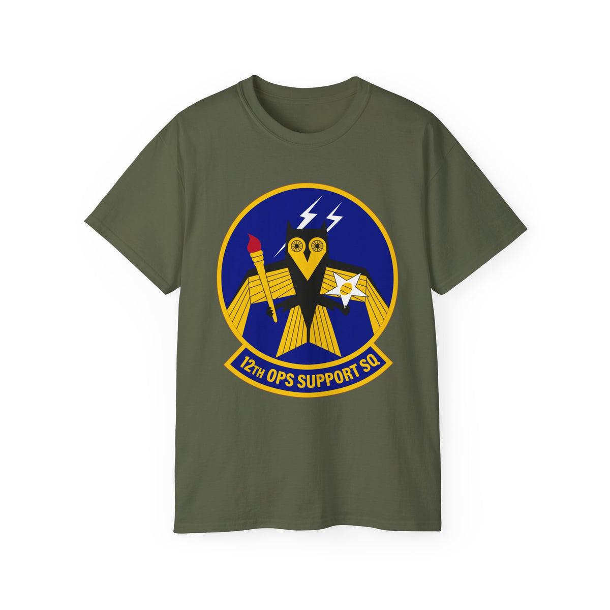 Unisex Ultra Cotton Tee - USAF - 12th Operations Support Squadron wo txt