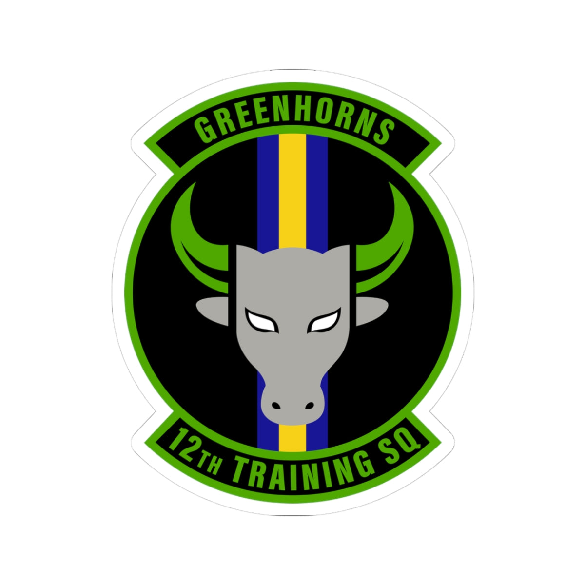 Kiss-Cut Stickers - USAF - 12th Training Squadron wo txt