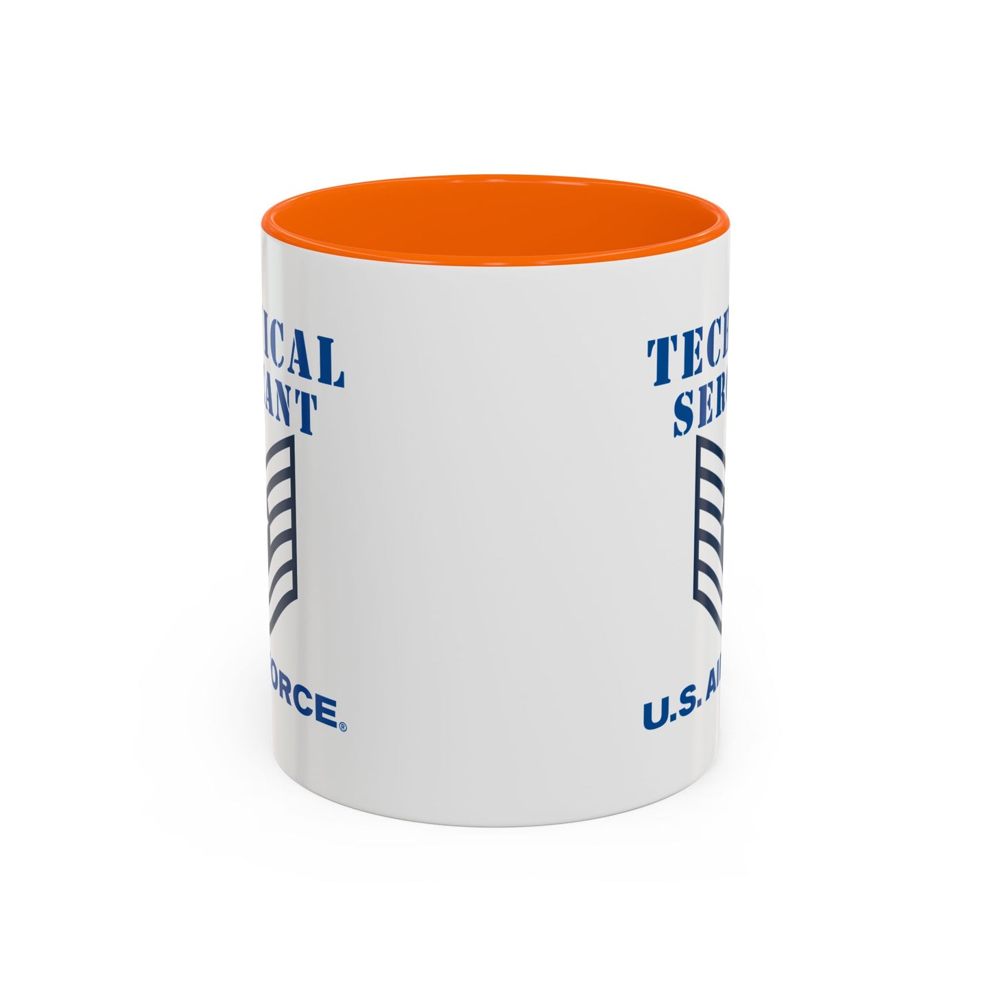 Accent Coffee Mug (11oz & 15oz) - USAF - Technical Sergeant (E6) - 2020 - US Air Force w Text X 300