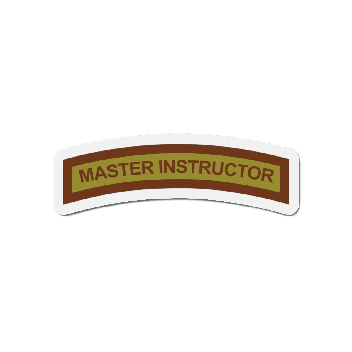 Die-Cut Magnet - USAF - Master Instructor Tab