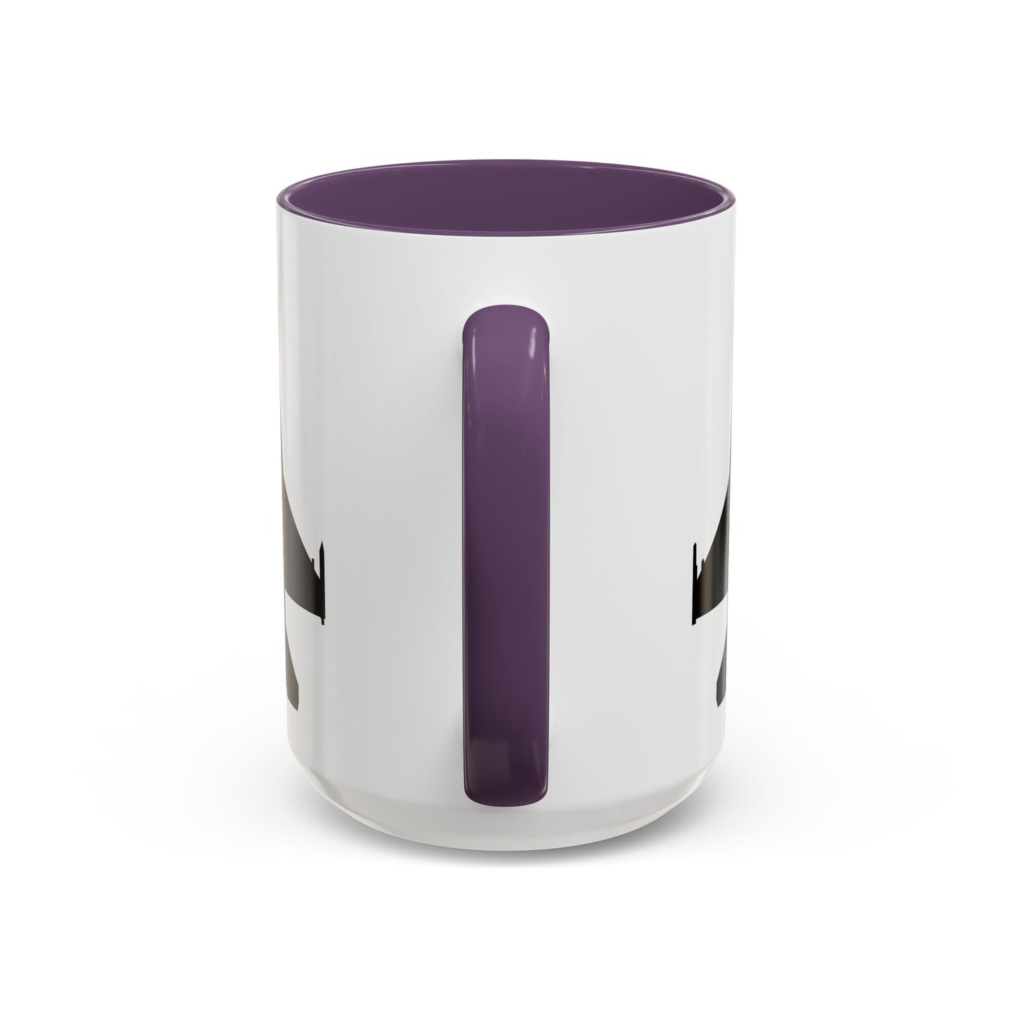 Accent Coffee Mug (11oz & 15oz) - Aircraft - F-16 -Top - Black wo Txt X 300