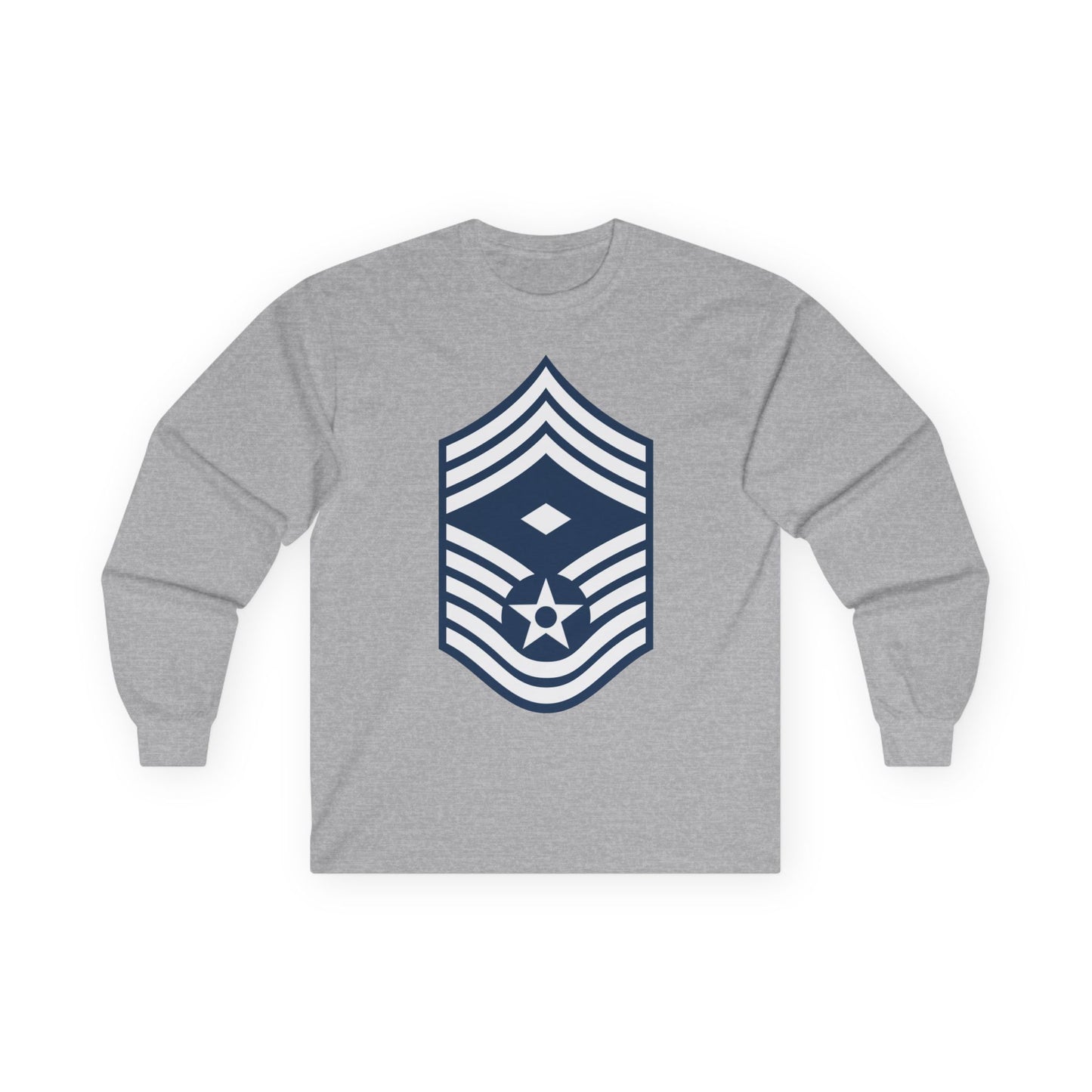 Unisex Ultra Cotton Long Sleeve Tee - USAF - First Sergeant (E9b) - 2020