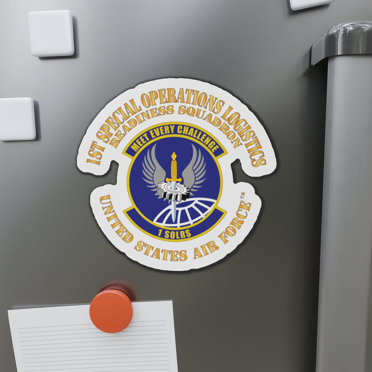 Die-Cut Magnet - USAF - 1st Special Operations Logistics Readiness Squadron X 300
