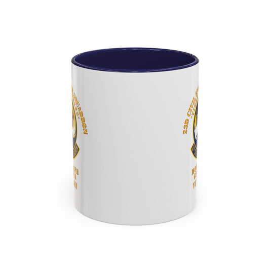 Accent Coffee Mug (11oz & 15oz) - USAF - 23d Civil Engineer Squadron - Tiger Engineers - Moody AFB, GA