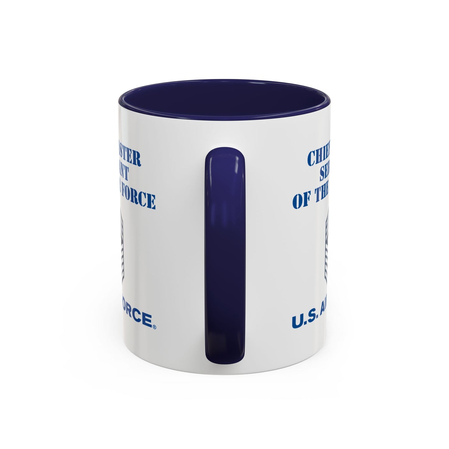 Accent Coffee Mug (11oz & 15oz) - USAF - Chief Master Sergeant of the Air Force (E9d) - US Air Force w Text X 300