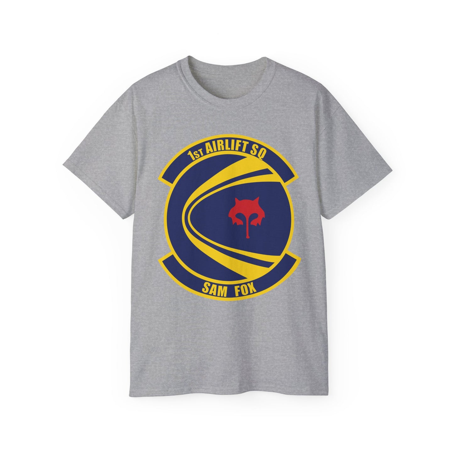 Unisex Ultra Cotton Tee - USAF - 1st Airlift Squadron wo txt X 300