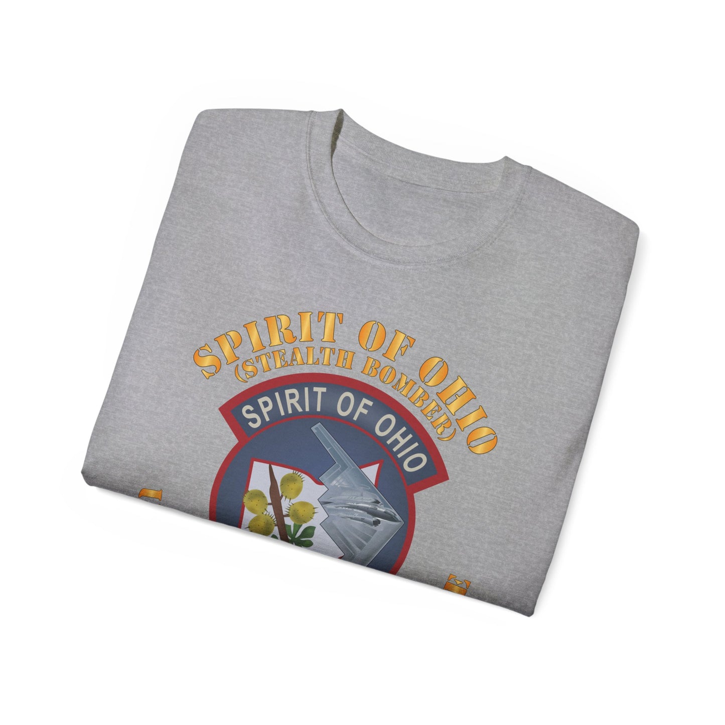 Unisex Ultra Cotton Tee - USAF - B2 - Spirit of Ohio - Stealth Bomber X 300