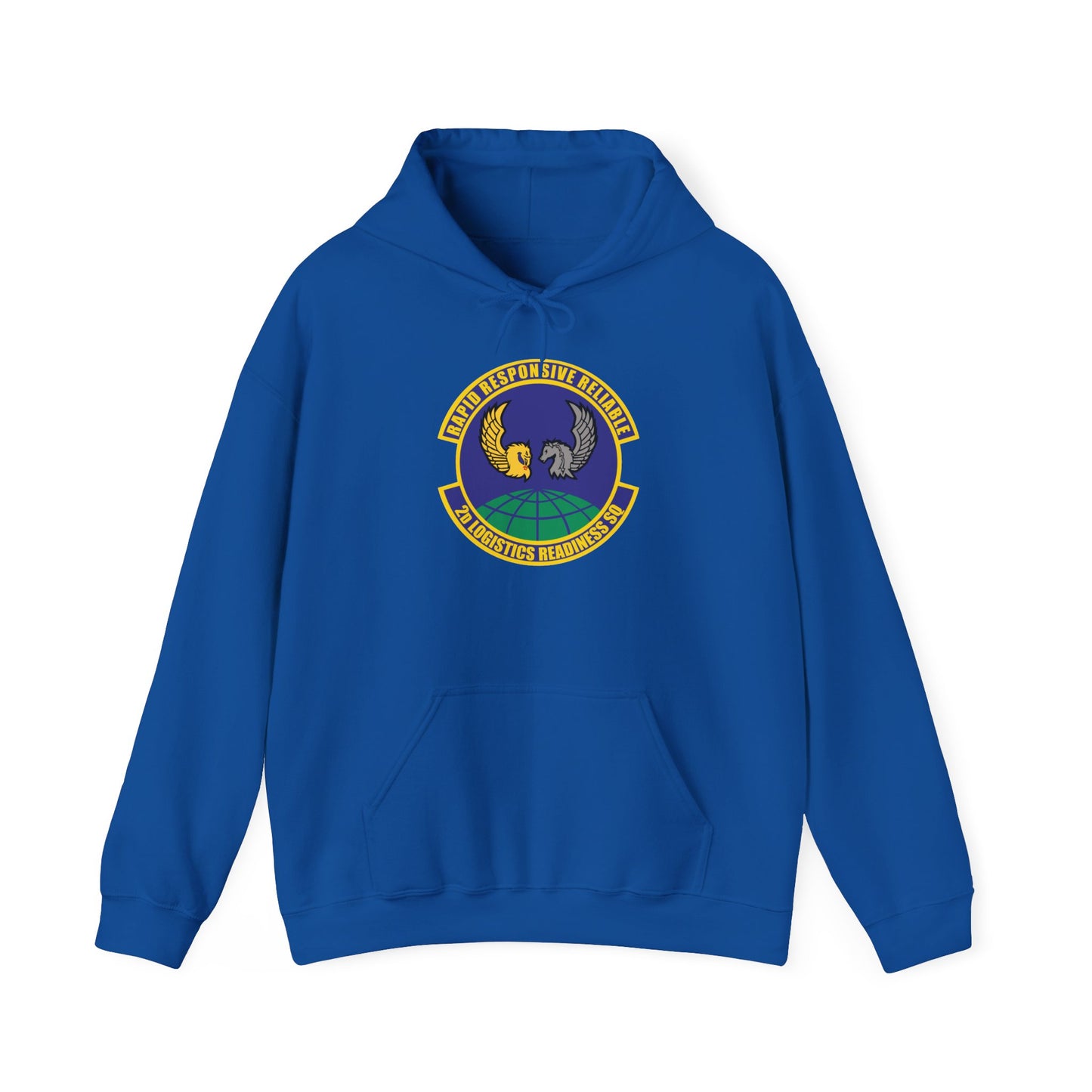 Unisex Heavy Blend Hooded Sweatshirt - USAF - 2d Logistics Readiness Squadron wo txt
