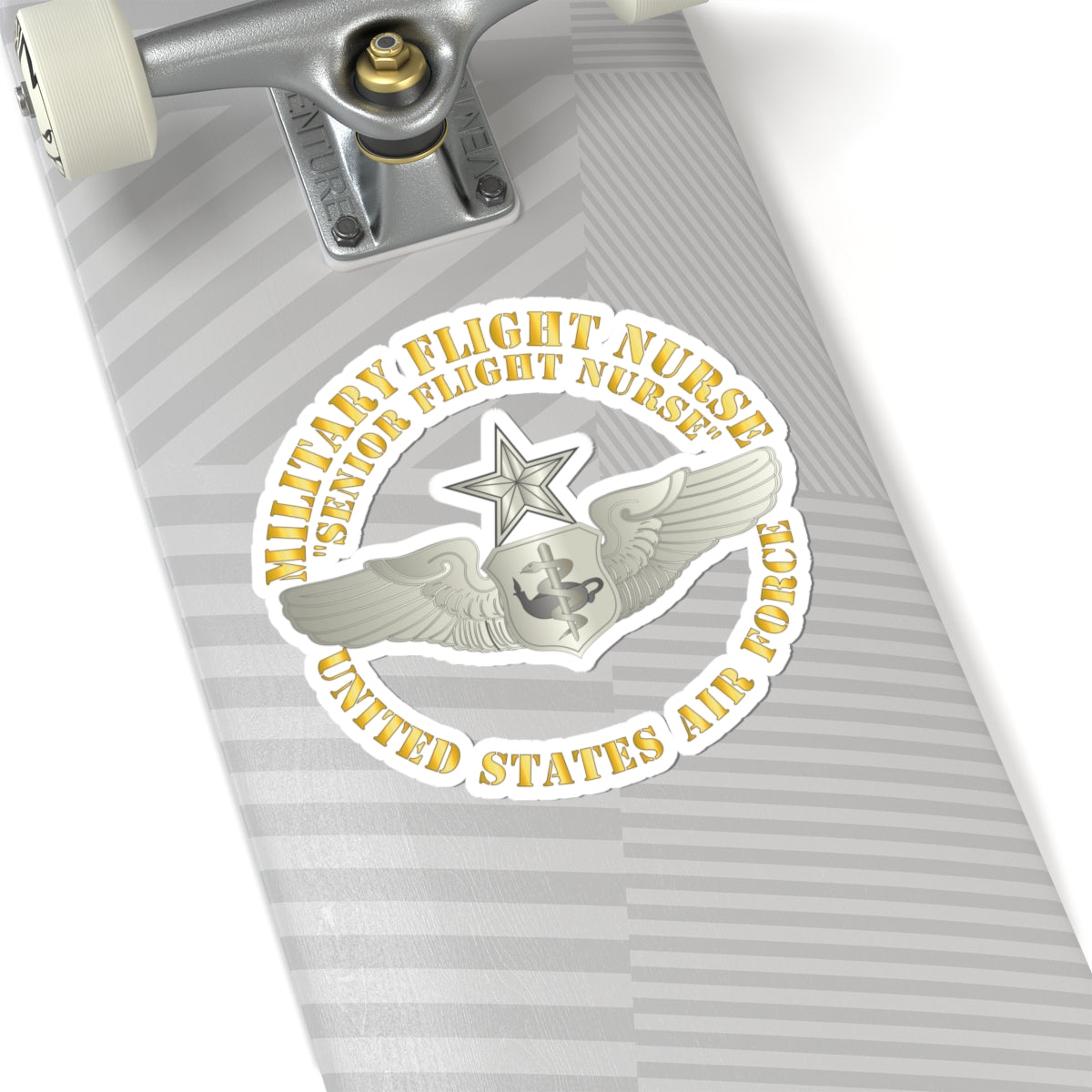 Kiss-Cut Stickers - USAF - Military Flight Nurse - Flight Nurse - Senior