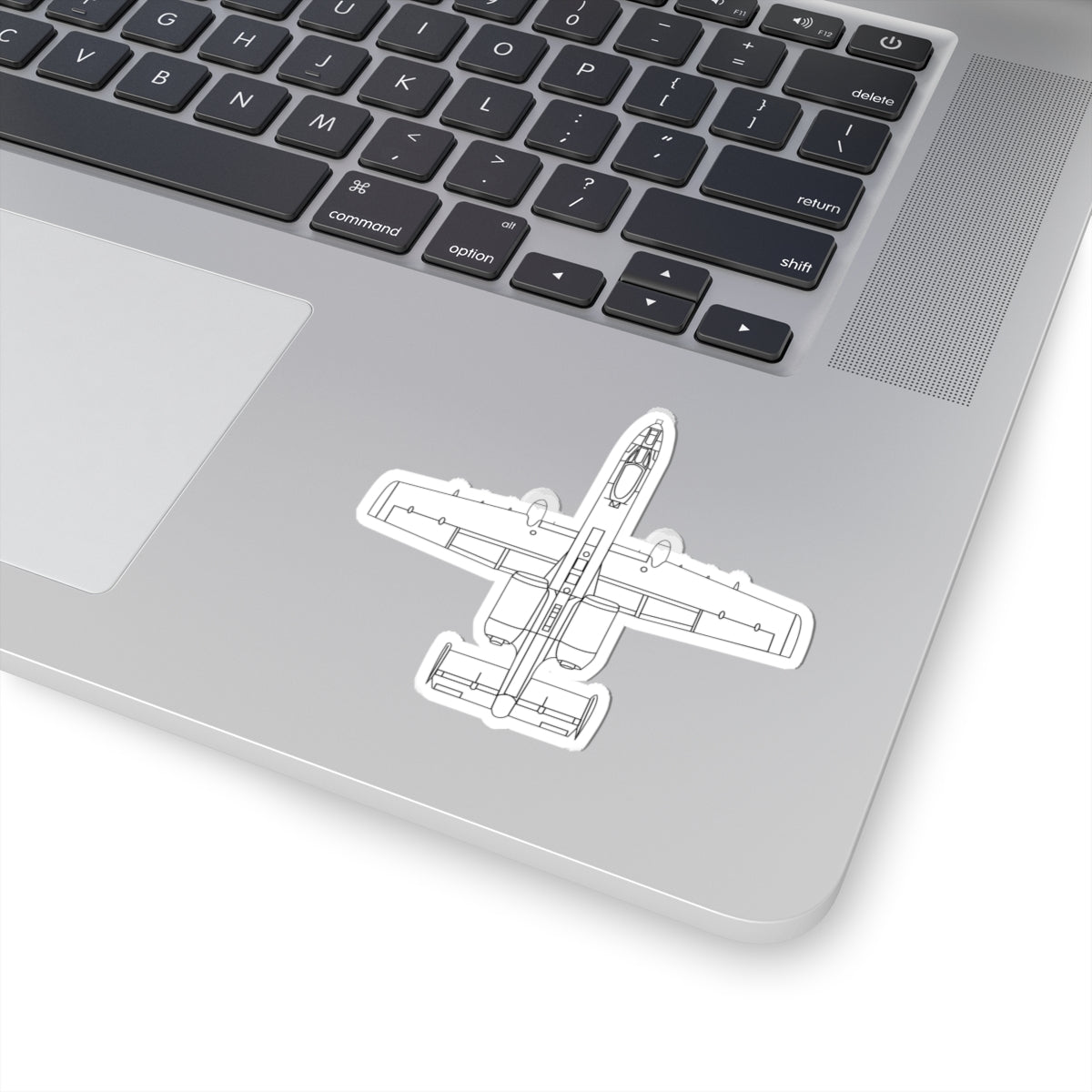 Kiss-Cut Stickers - Aircraft - Aircraft - USAF - A-10 Thunderbolt II - Top - LA X 300