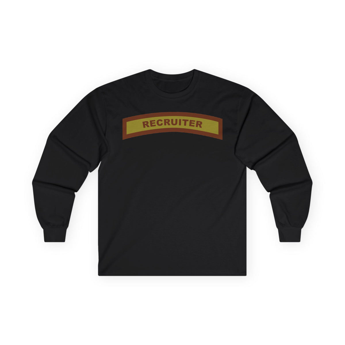 Unisex Ultra Cotton Long Sleeve Tee - USAF - Recruiter Tab