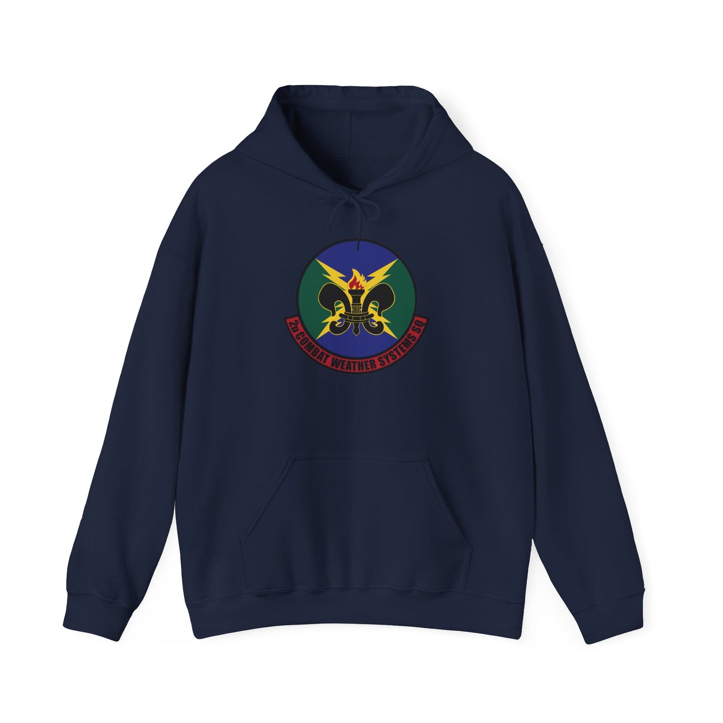 Unisex Heavy Blend Hooded Sweatshirt - USAF - 2d Combat Weather Systems Squadron wo txt