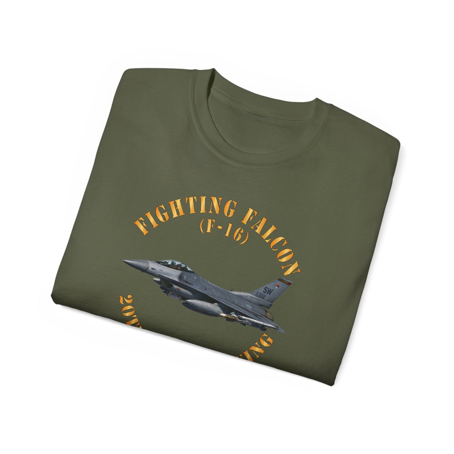 Unisex Ultra Cotton Tee - USAF - F-16 Fighting Falcon - 20th Fighter Wing X 300