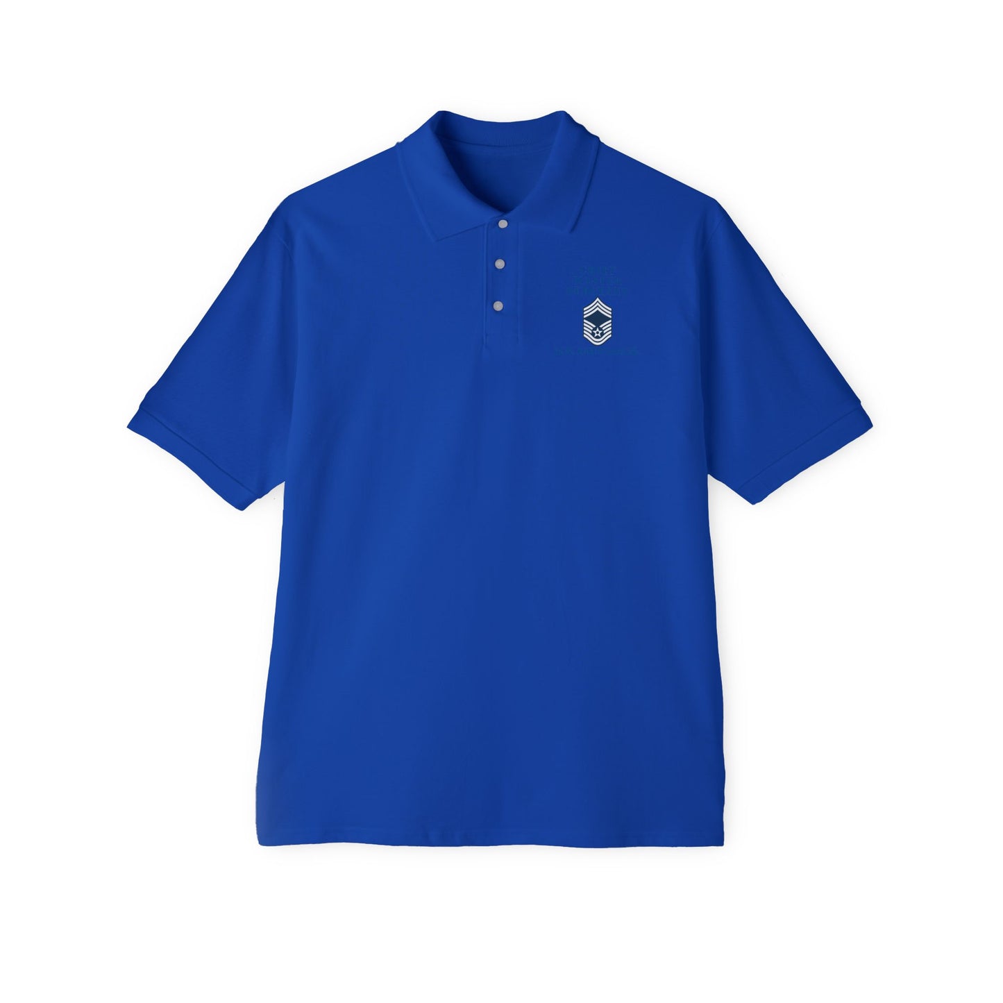 Men's Piqué Polo - USAF - Chief Master Sergeant (E9a) - 2020 - US Air Force w Text X 300