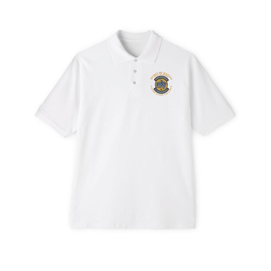 Men's Piqué Polo - USAF - B2 - Spirit of Kansas - Stealth Bomber X 300