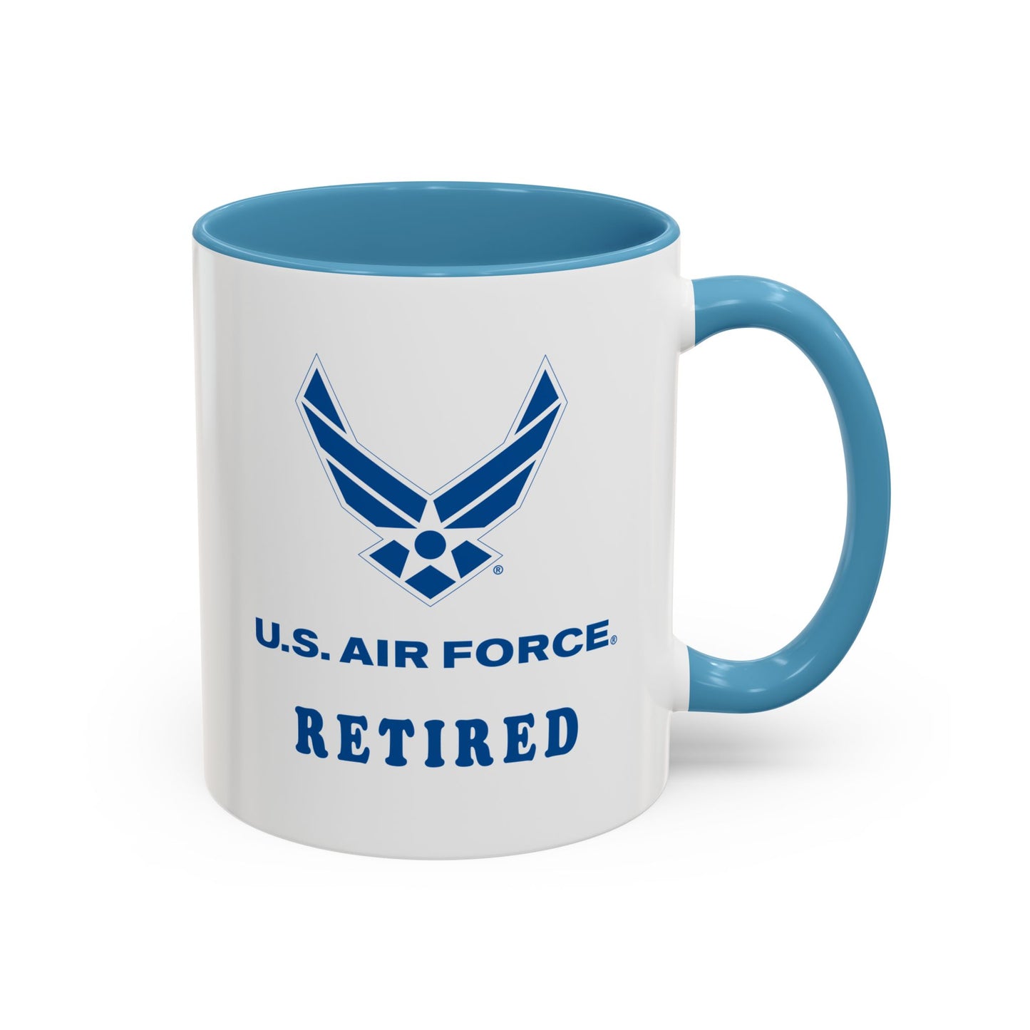 Accent Coffee Mug (11oz & 15oz) - USAF - Air Force - Retired X 300