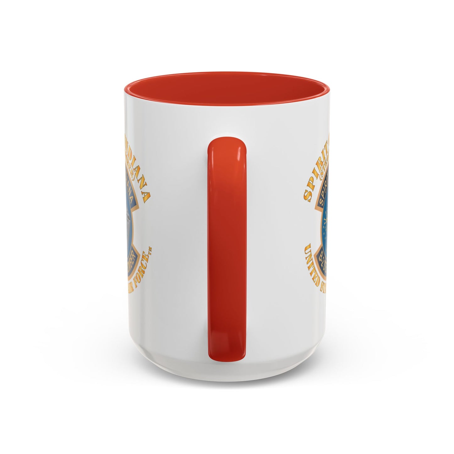Accent Coffee Mug (11oz & 15oz) - USAF - B2 - Spirit of Indiana - Stealth Bomber X 300
