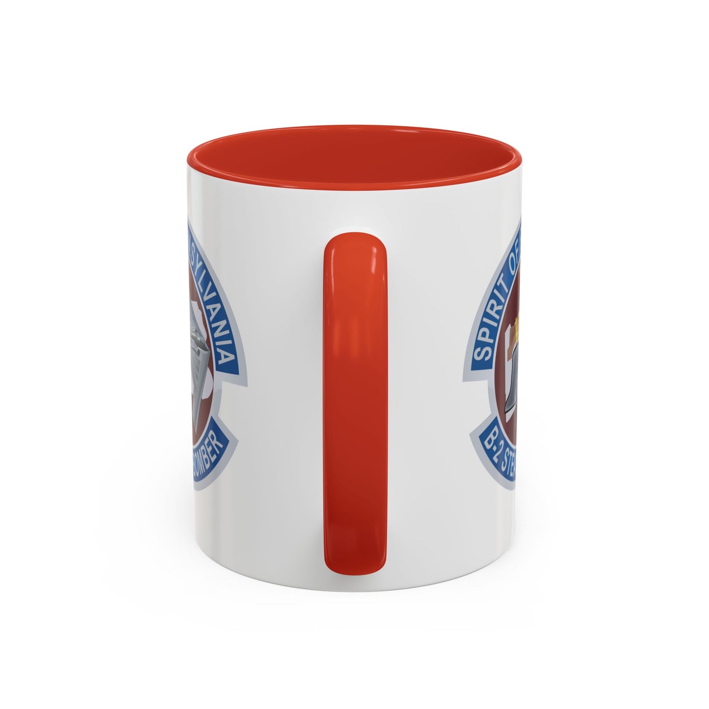 Accent Coffee Mug (11oz & 15oz) - USAF - B2 - Spirit of Pennsylvania Stealth Bomber wo Txt X 300