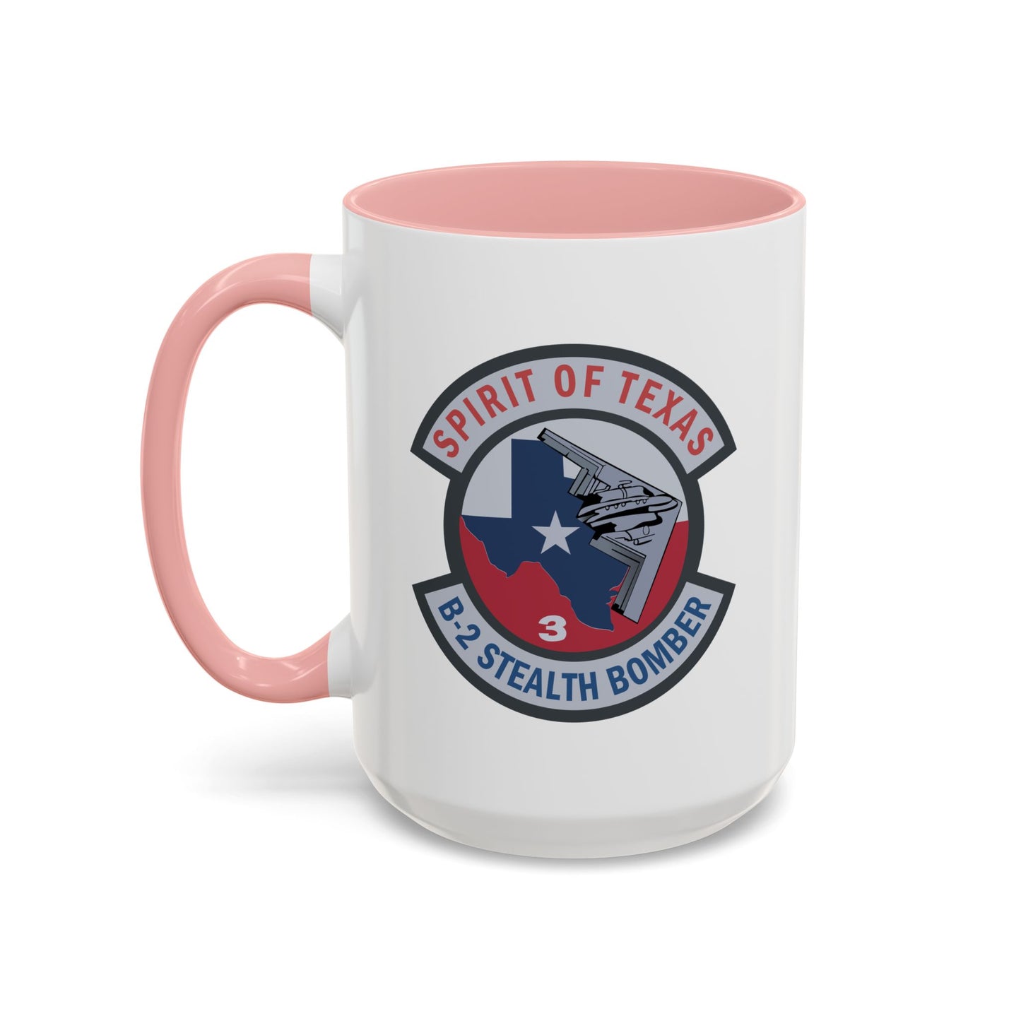 Accent Coffee Mug (11oz & 15oz) - USAF - B2 - Spirit of Texas - Stealth Bomber wo txt X 300