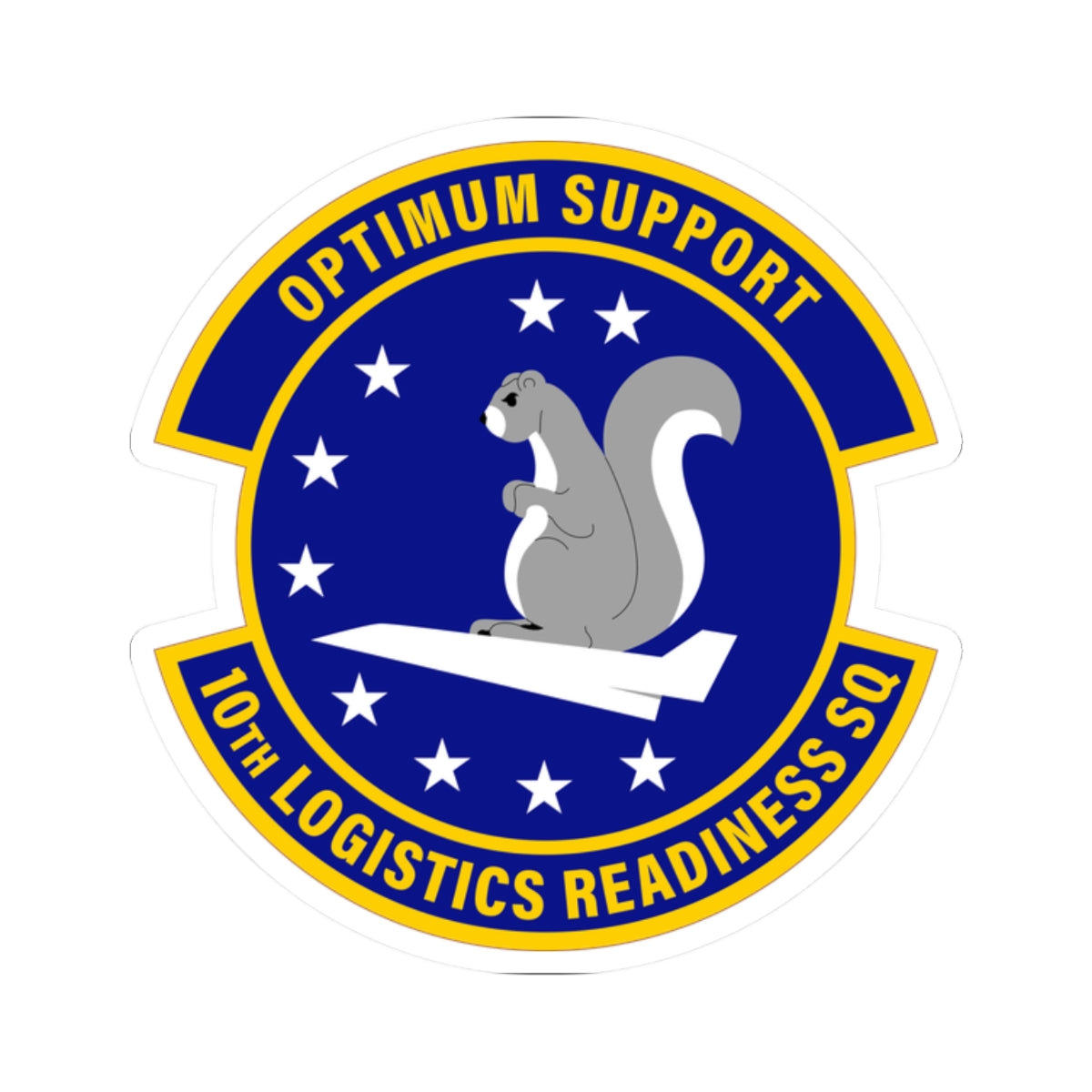 Kiss-Cut Stickers - USAF - 10th Logistics Readiness Squadron wo txt