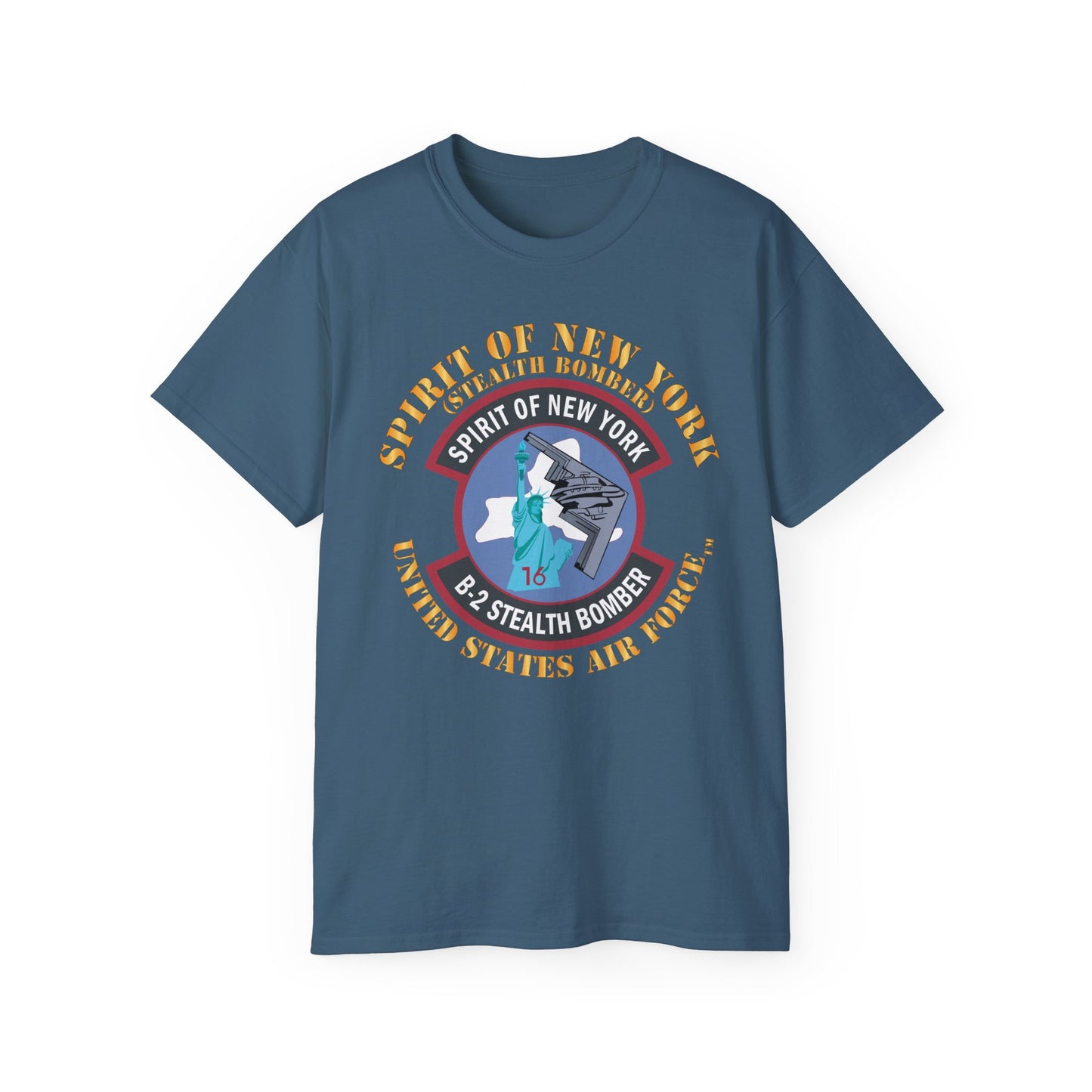 Unisex Ultra Cotton Tee - USAF - B2 - Spirit of New York - Stealth Bomber X 300