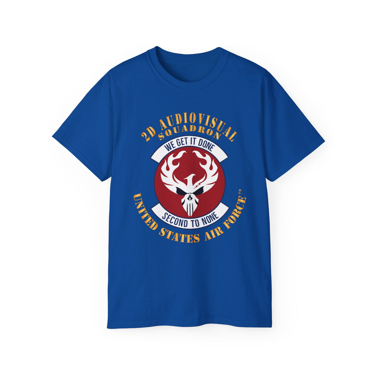 Unisex Ultra Cotton Tee - USAF - 2d Audiovisual Squadron X 300