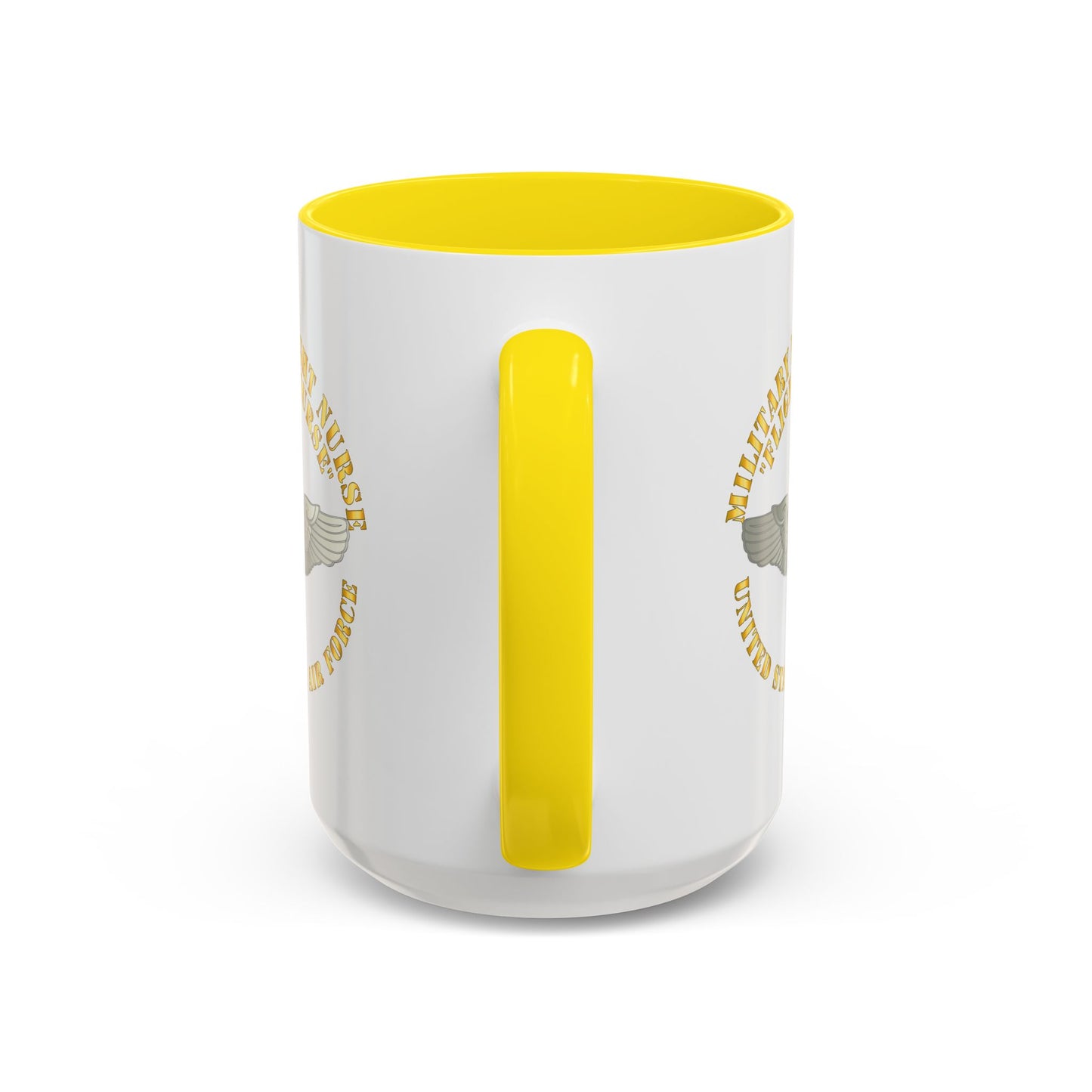 Accent Coffee Mug (11oz & 15oz) - USAF - Military Flight Nurse - Flight Nurse - Basic