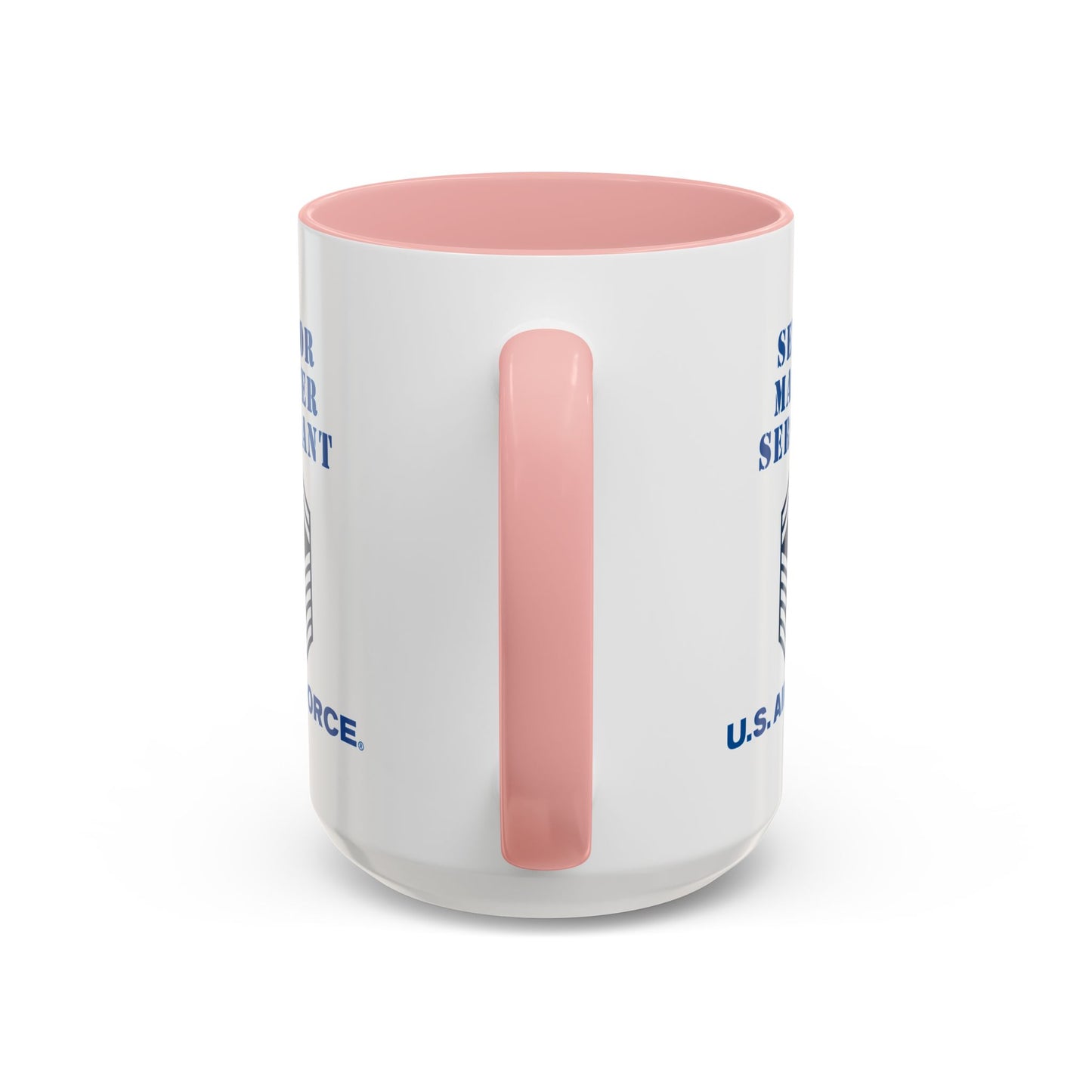 Accent Coffee Mug (11oz & 15oz) - USAF - Senior Master Sergeant (E8a) - 2020 - US Air Force w Text X 300