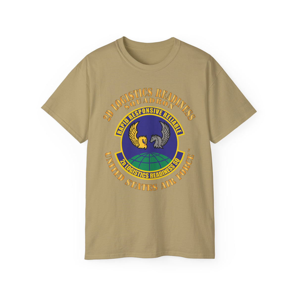 Unisex Ultra Cotton Tee - USAF - 2d Logistics Readiness Squadron