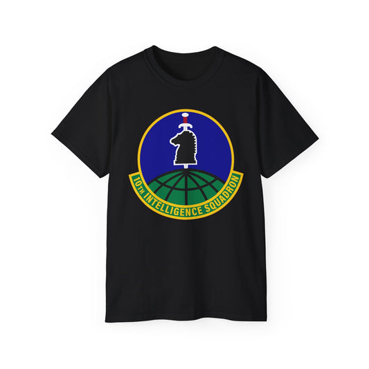 Unisex Ultra Cotton Tee - USAF - 10th Intelligence Support Sq wo txt
