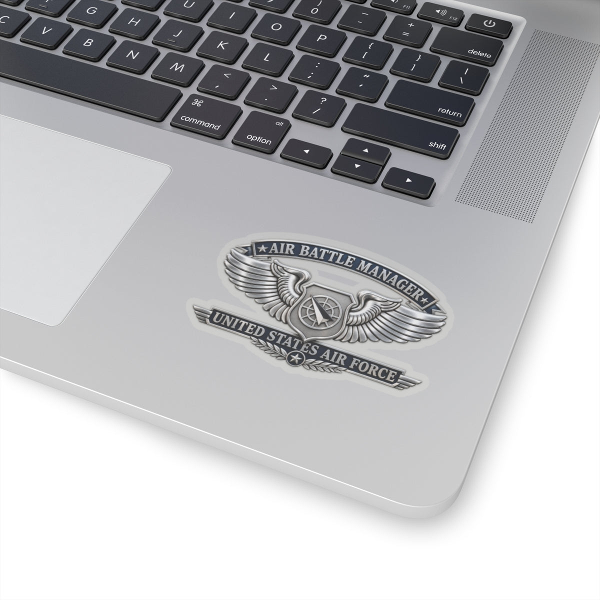 Kiss-Cut Stickers - USAF - Air Battle Manager Badge - United States Air Force- 3D - Enhanced