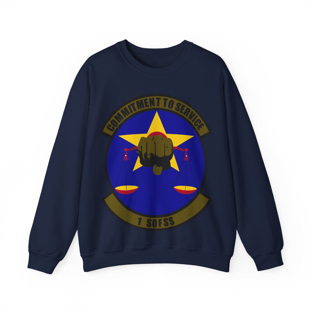 Crewneck Sweatshirt - USAF - 1st Special Operations Force Support Sq wo txt X 300