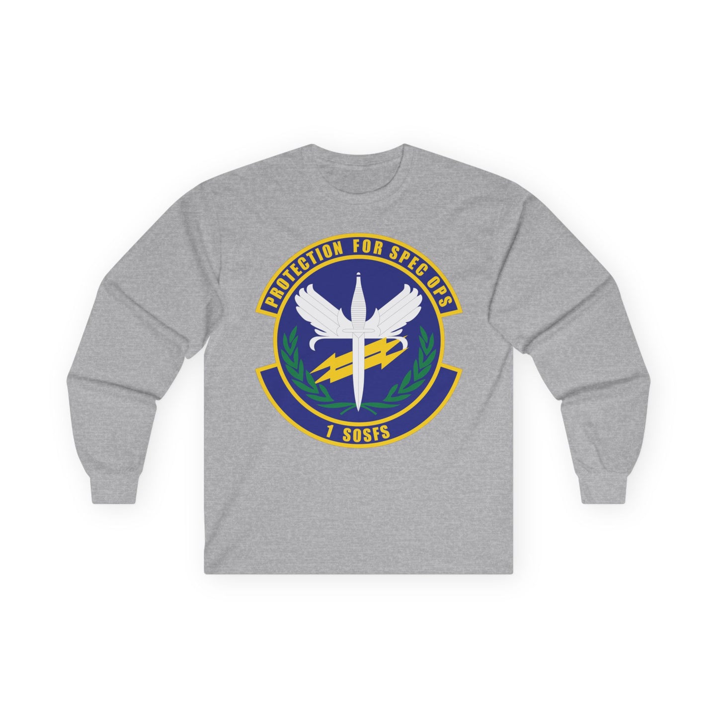 Unisex Ultra Cotton Long Sleeve Tee - USAF - 1st Special Operations Security Forces Squadron wo txt